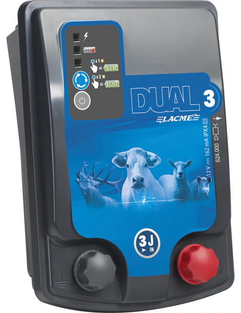 Weidezaungerät Dual D3 12V/230V 3 Joule